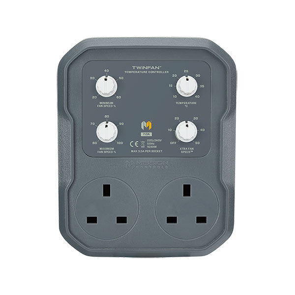 Mission Control Twin Fan Temperature Controllers
