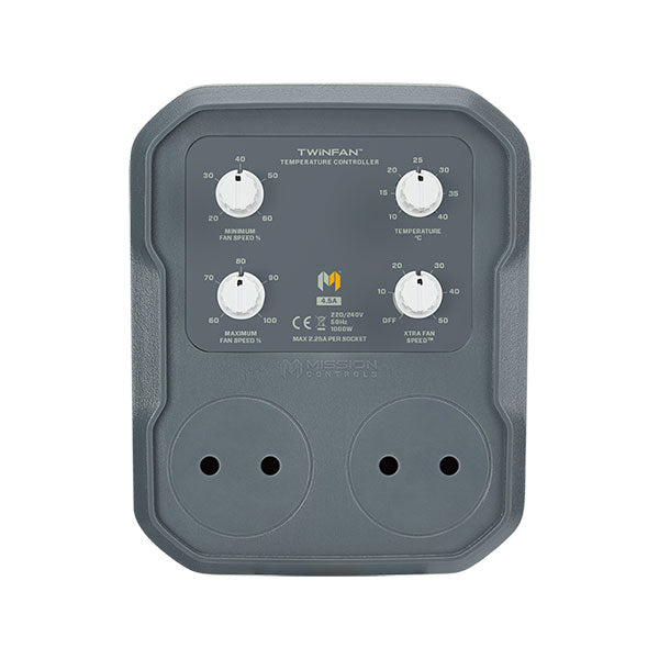 Mission Control Twin Fan Temperature Controllers