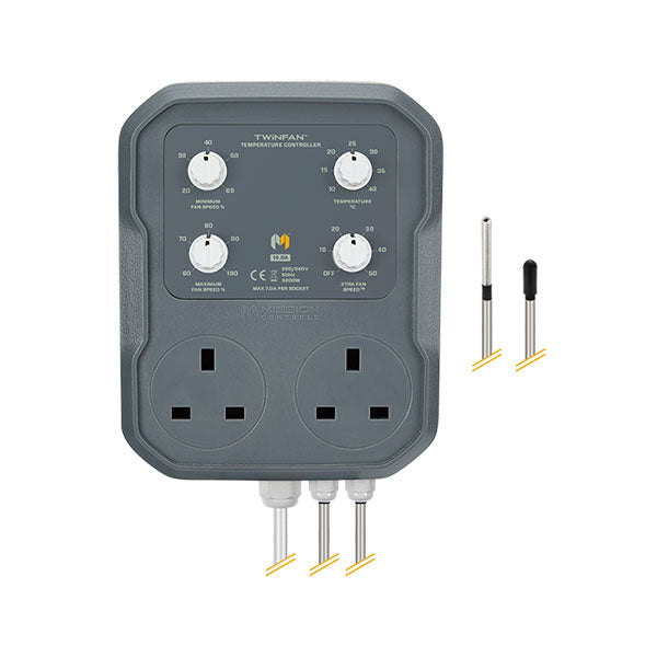 Mission Control Twin Fan Temperature Controllers