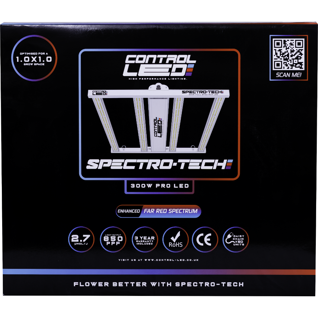 Control LED Spectro-Tech 300w PRO LED Grow Light
