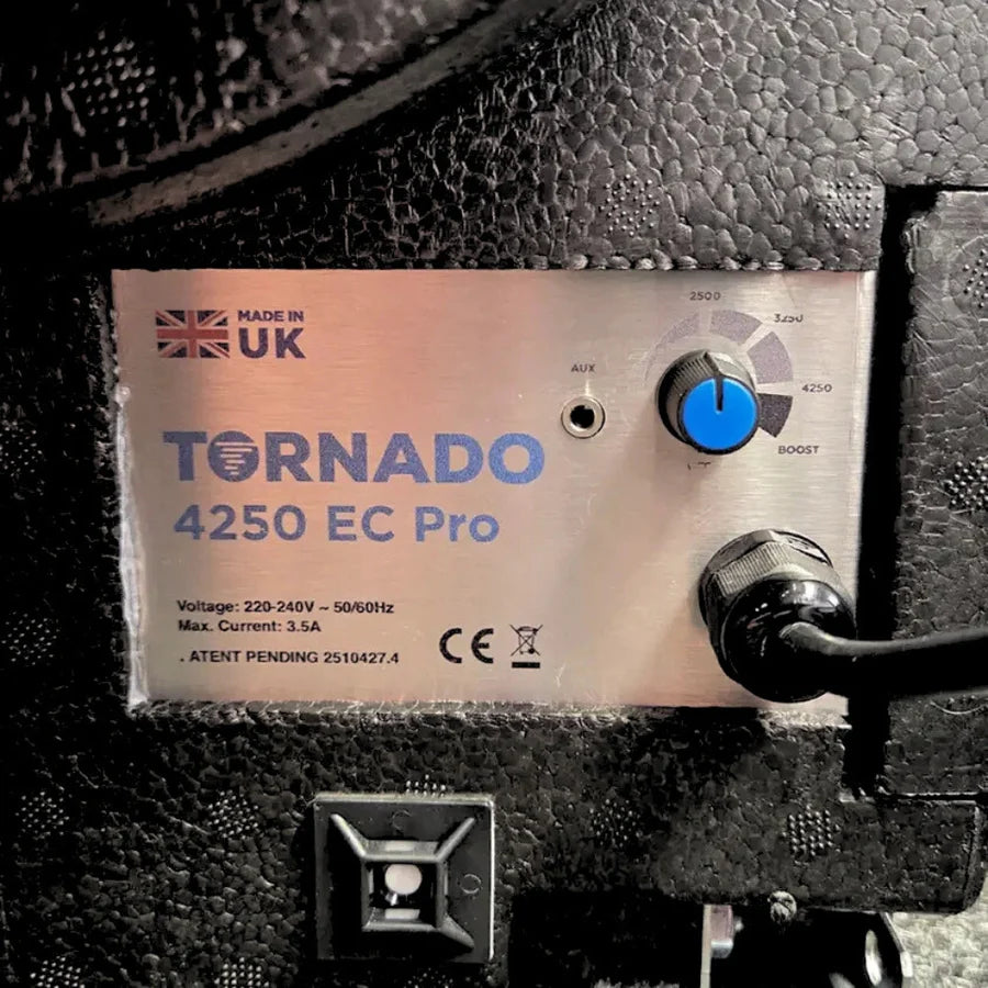 Tornado Pro EC Box Fan 4250 m³/h – Variable Speed, Maximum Control