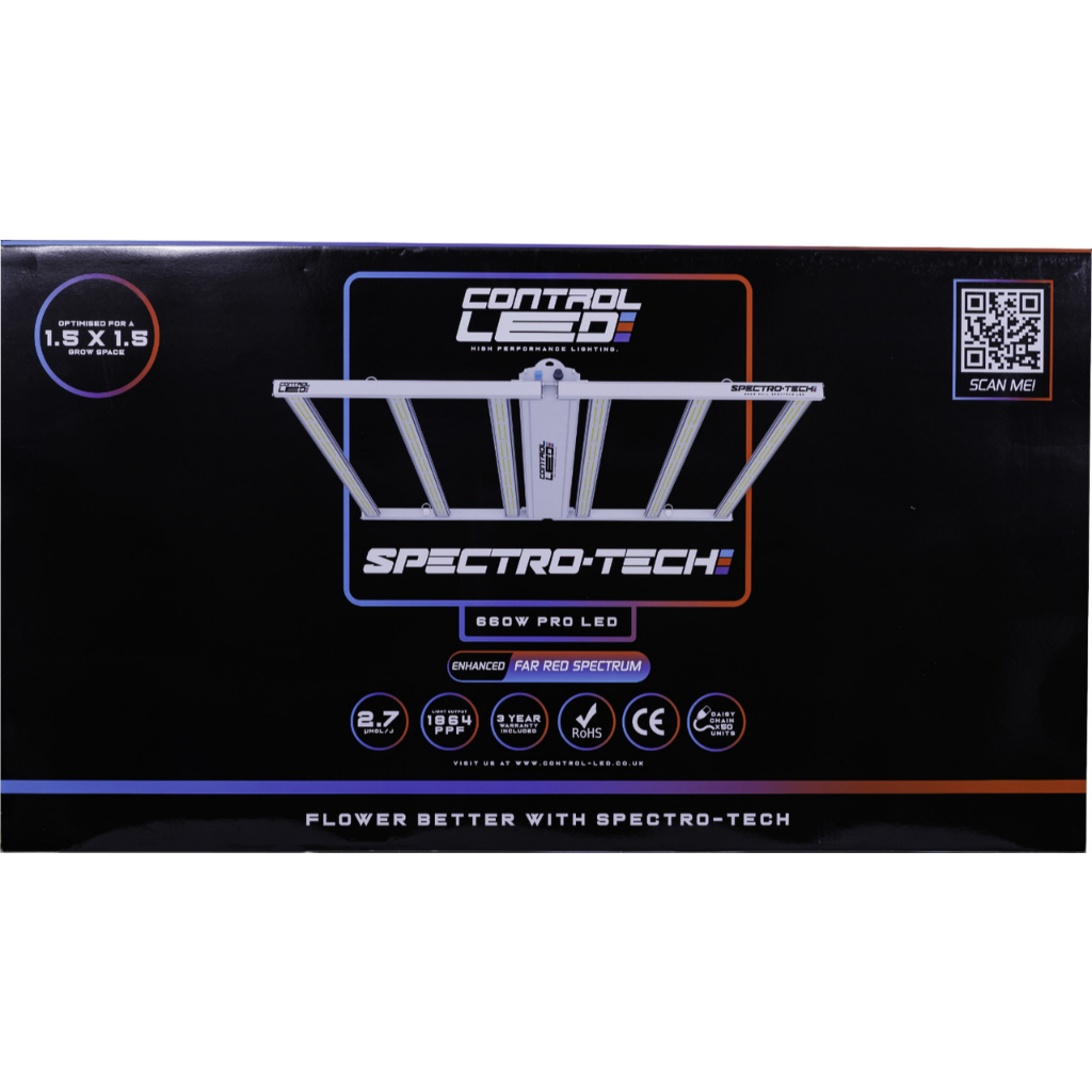 Control LED Spectro-Tech 660w PRO LED Grow Light