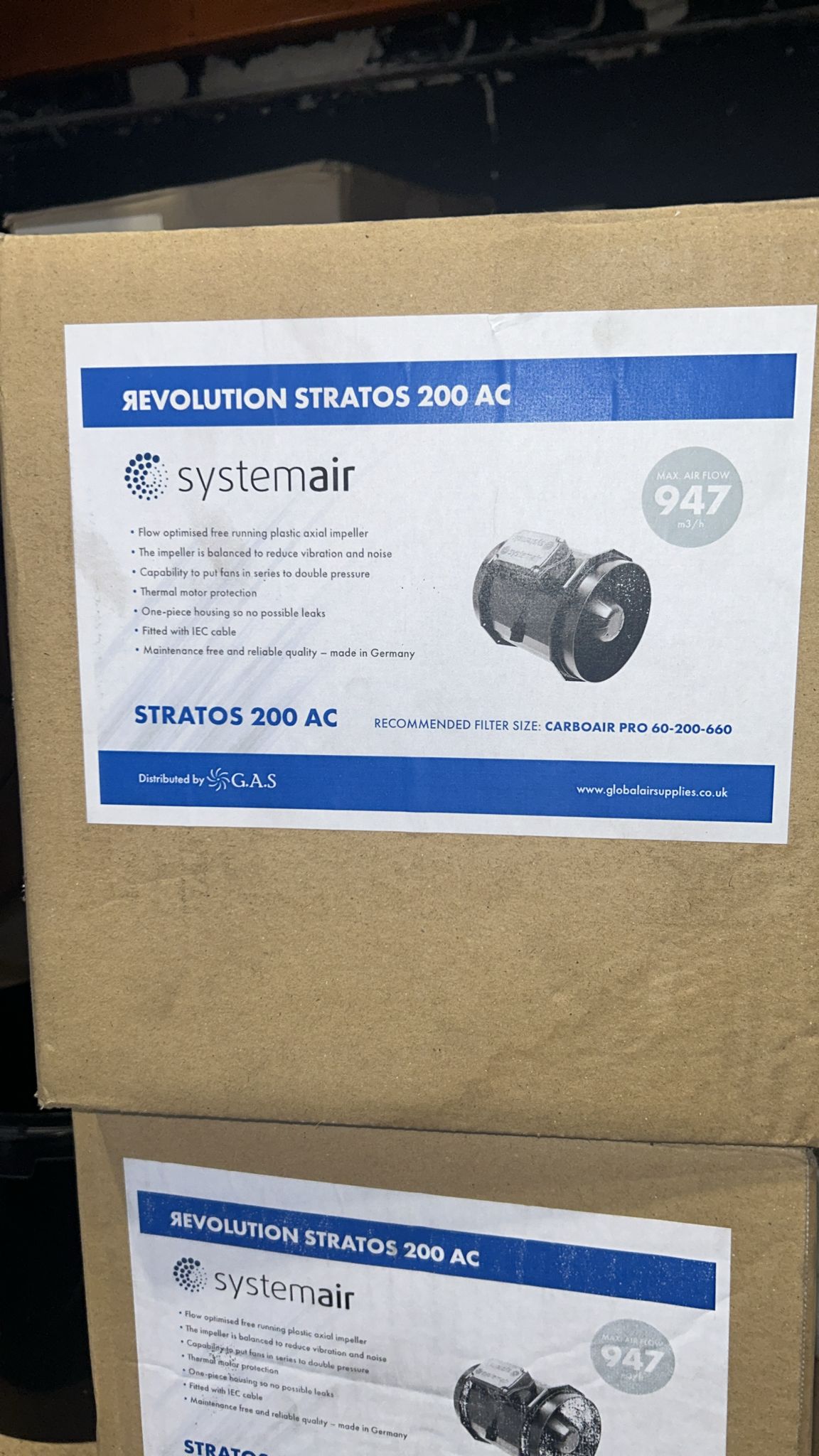 Revolution Stratos 200ac 947cm/h 8" BRAND NEW