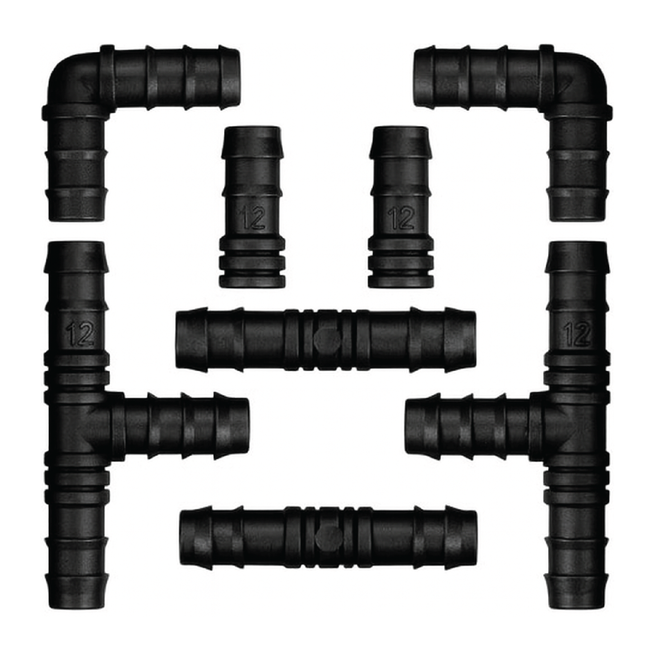 Barbed 12mm Fittings