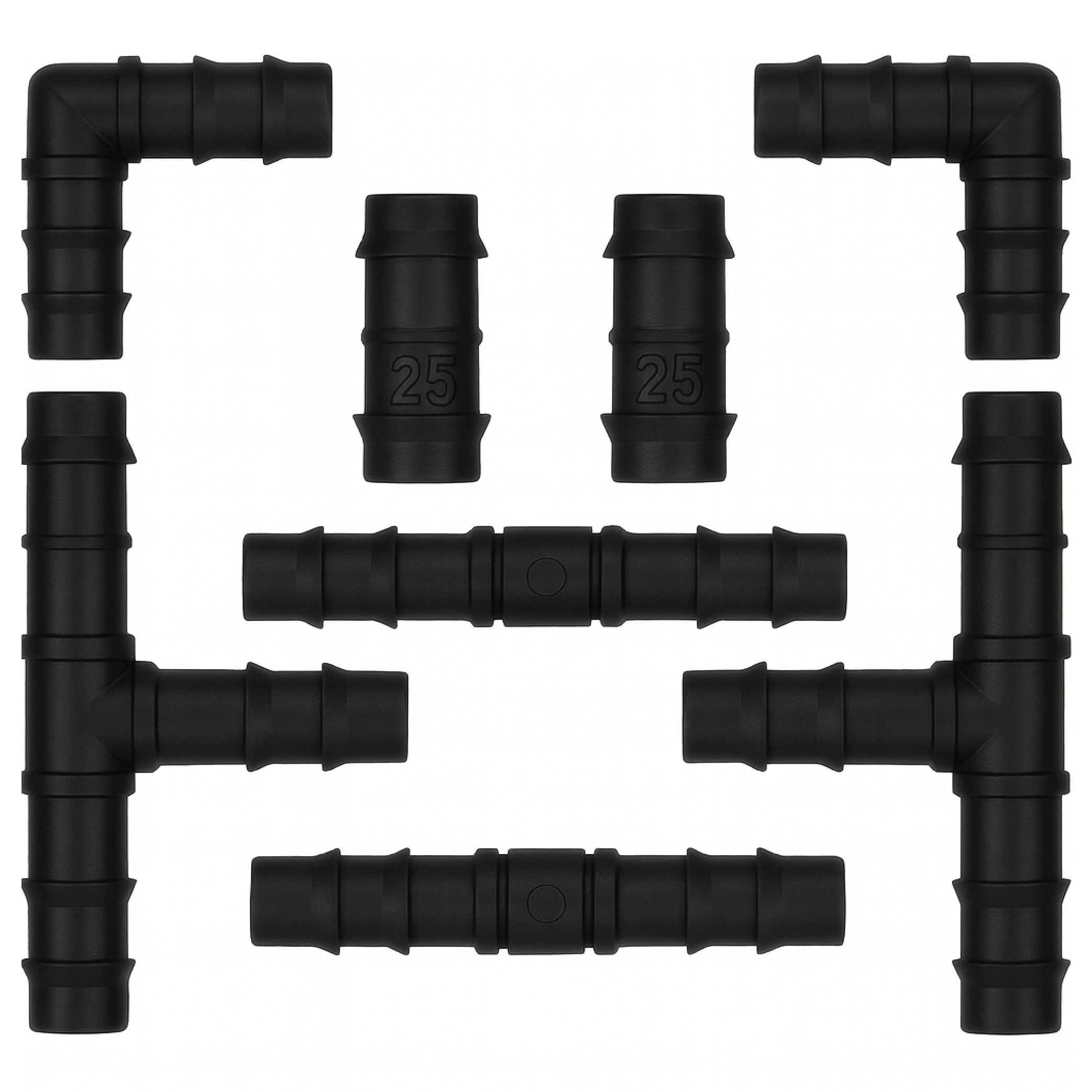 Barbed 25mm Fittings