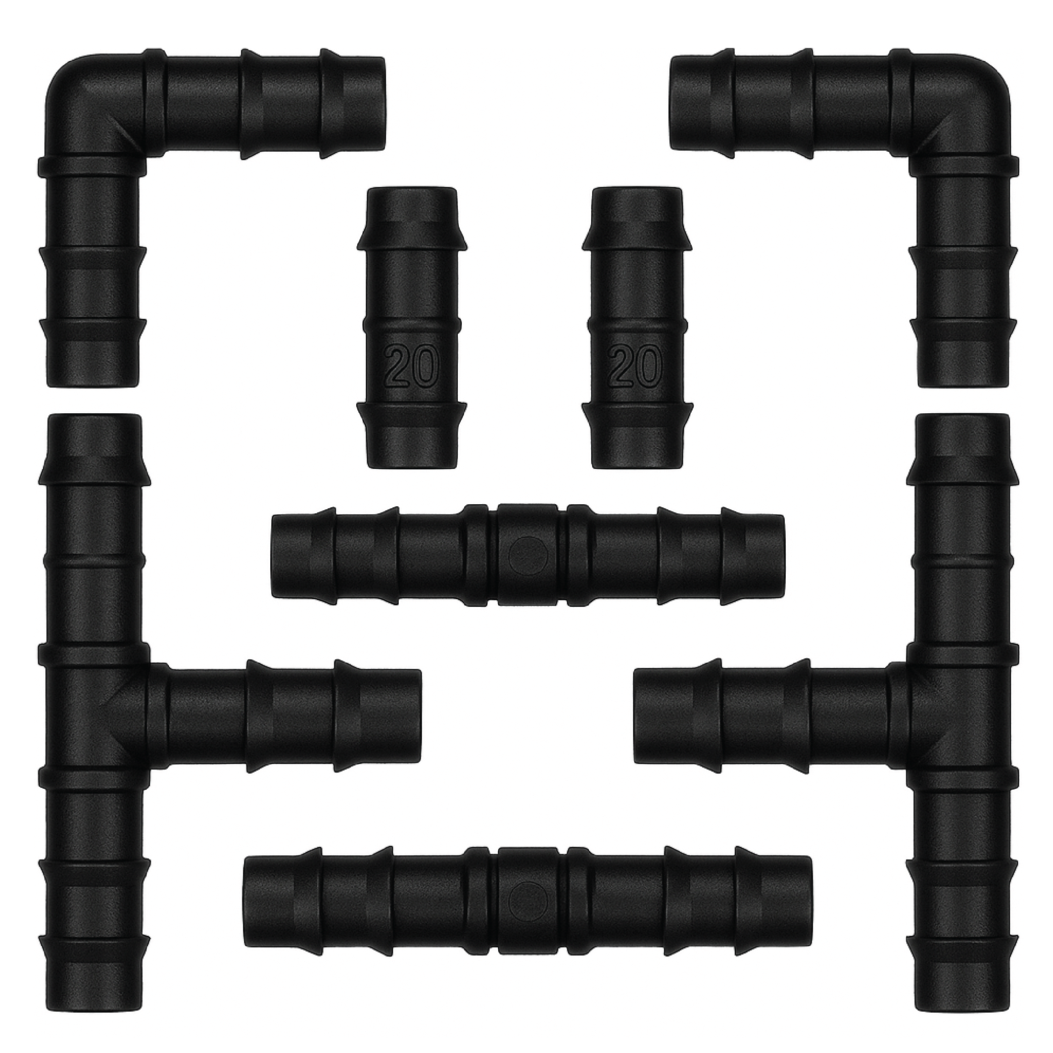 Barbed 20mm Fittings