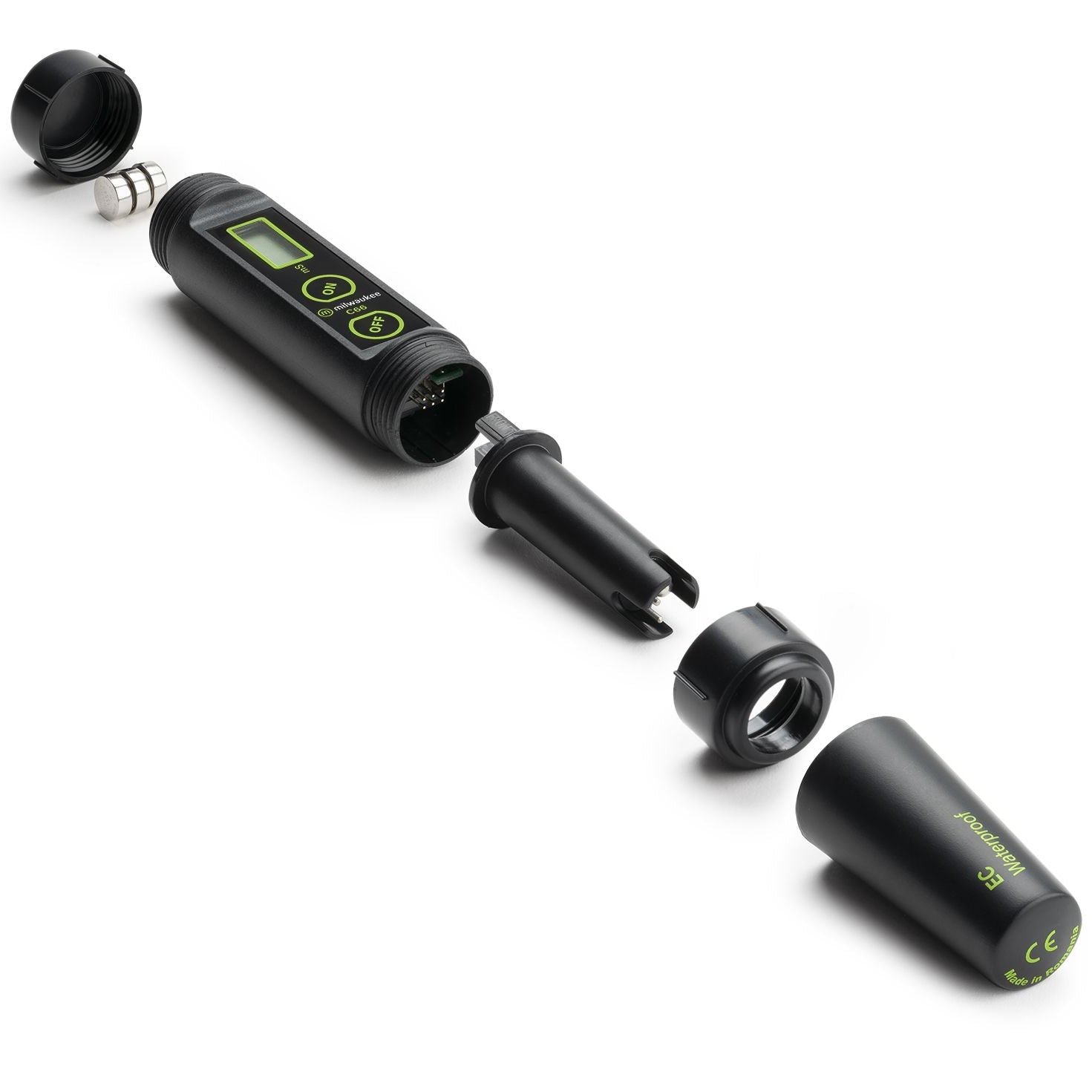 Milwaukee C66 Waterproof High Range Conductivity Pen with ATC and Replaceable Electrode