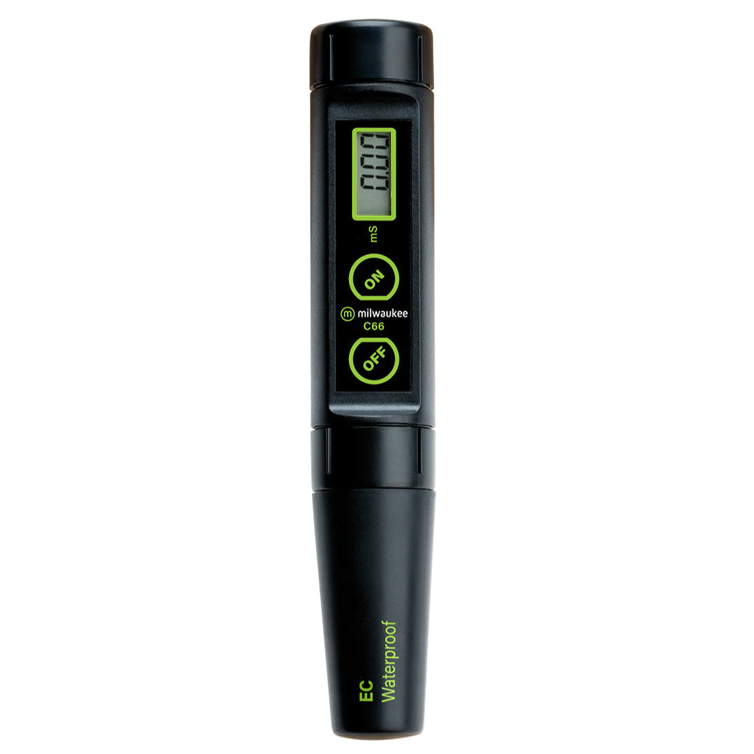 Milwaukee C66 Waterproof High Range Conductivity Pen with ATC and Replaceable Electrode