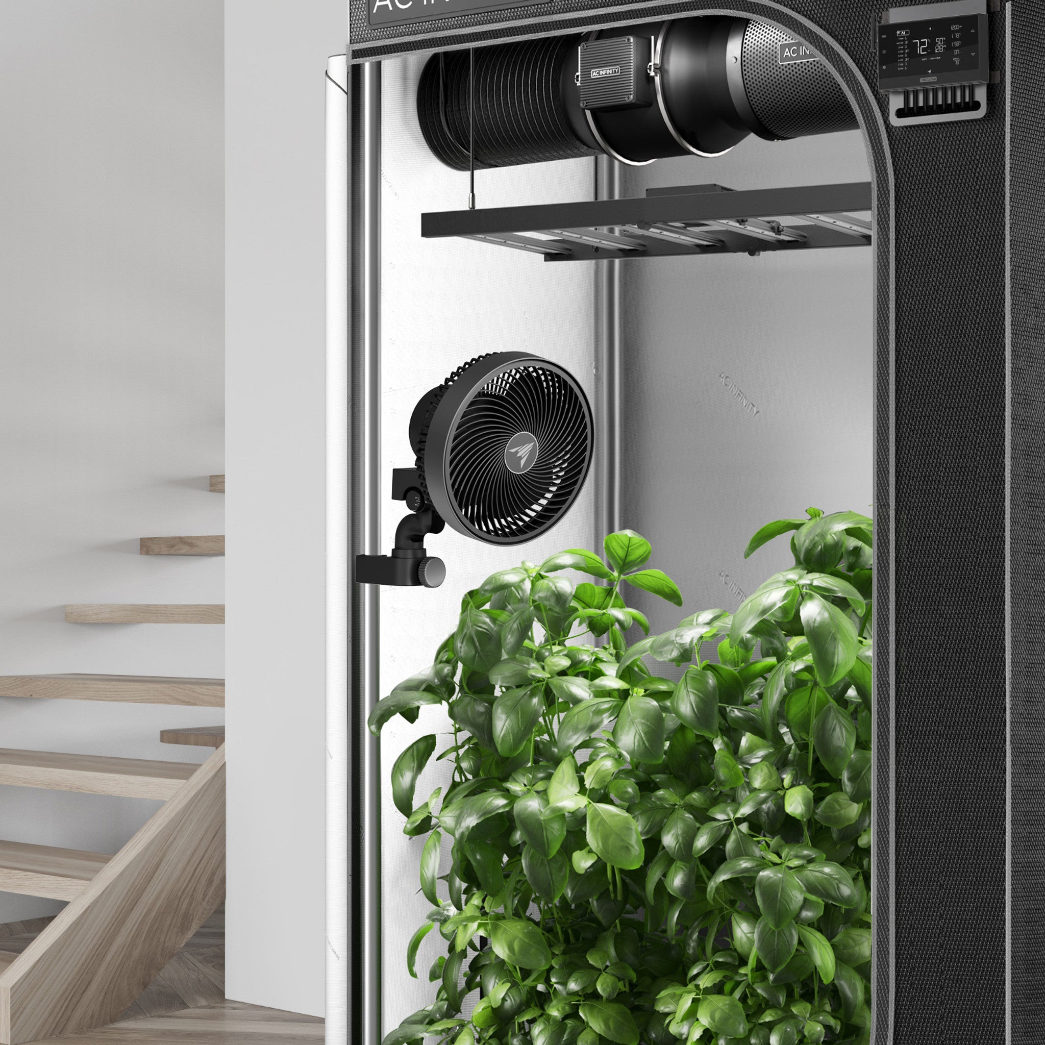 AC INFINITY CLOUDRAY A9 9" EC Clip Fan