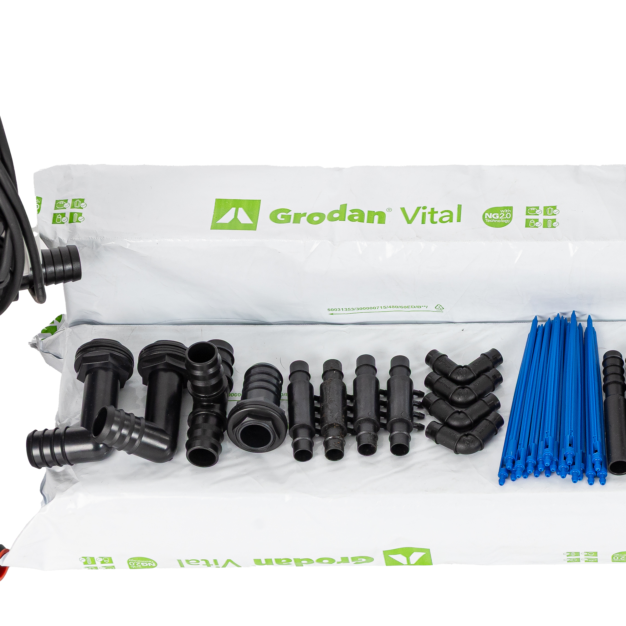 Complete 8 Plants 1000mm x 1100mm Danish Tray NFT Kit