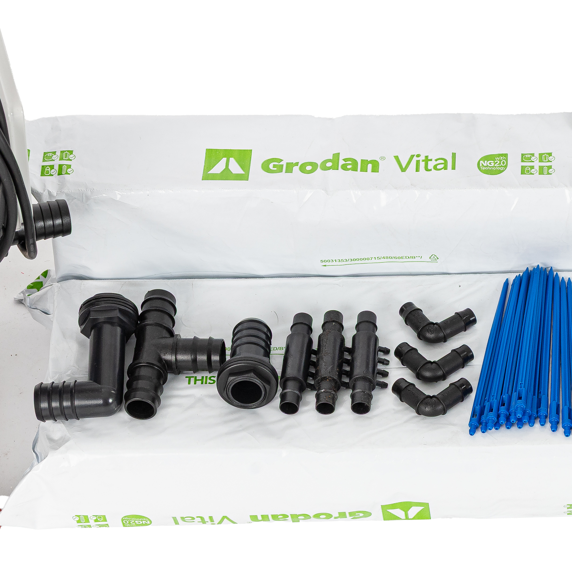 Complete 6 Plants 1000mm x 1100mm Danish Tray NFT Kit