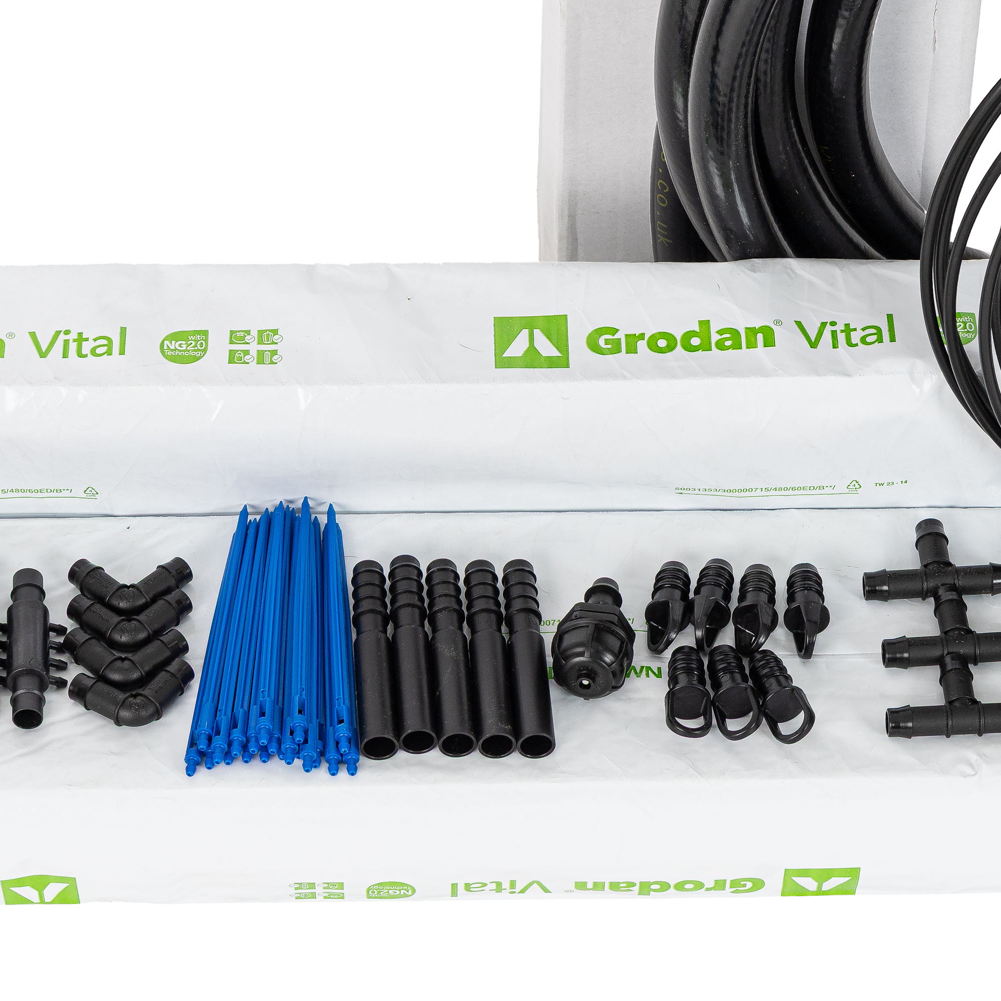 Complete 8 Plants 1000mm x 1100mm Danish Tray NFT Kit