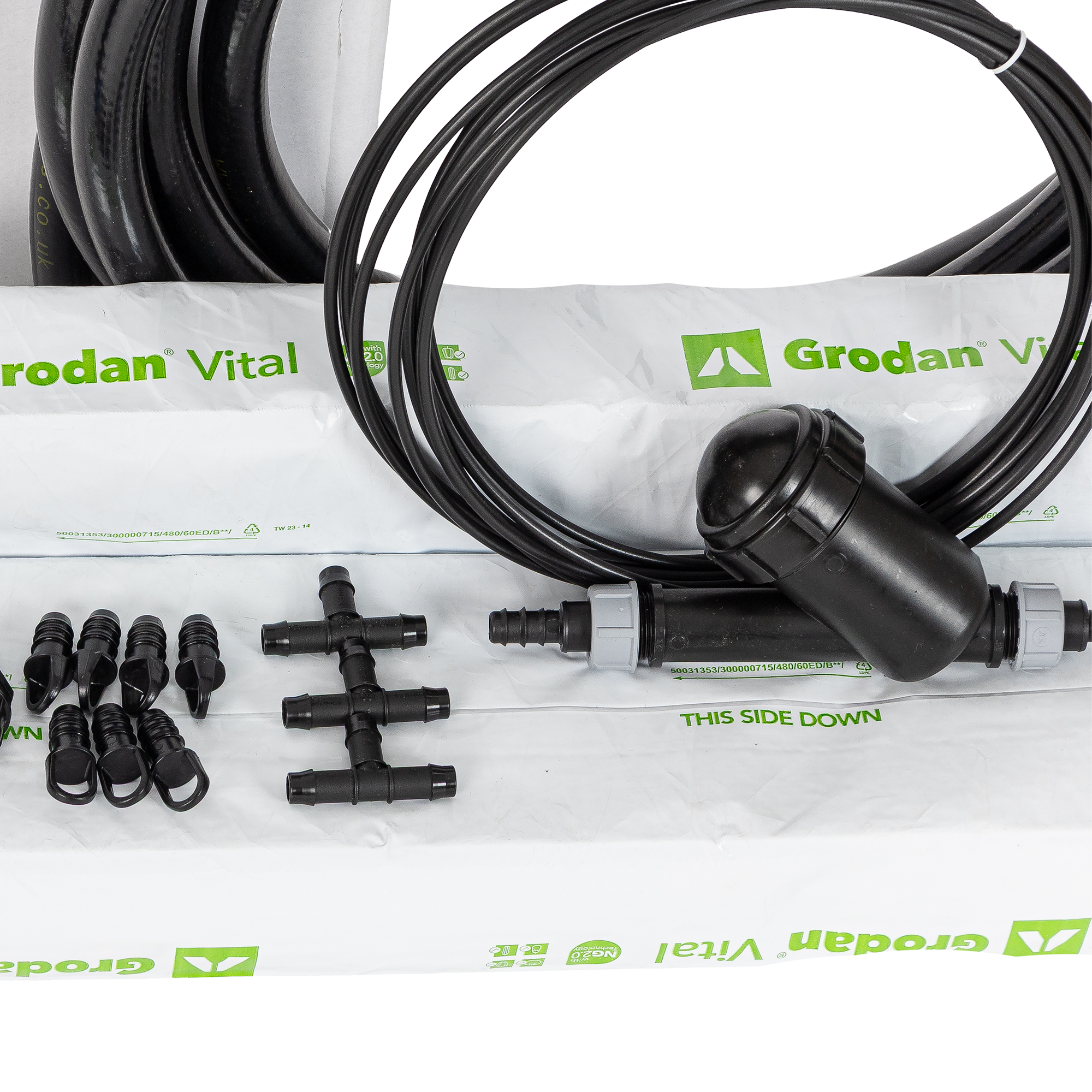 Complete 8 Plants 1000mm x 1100mm Danish Tray NFT Kit