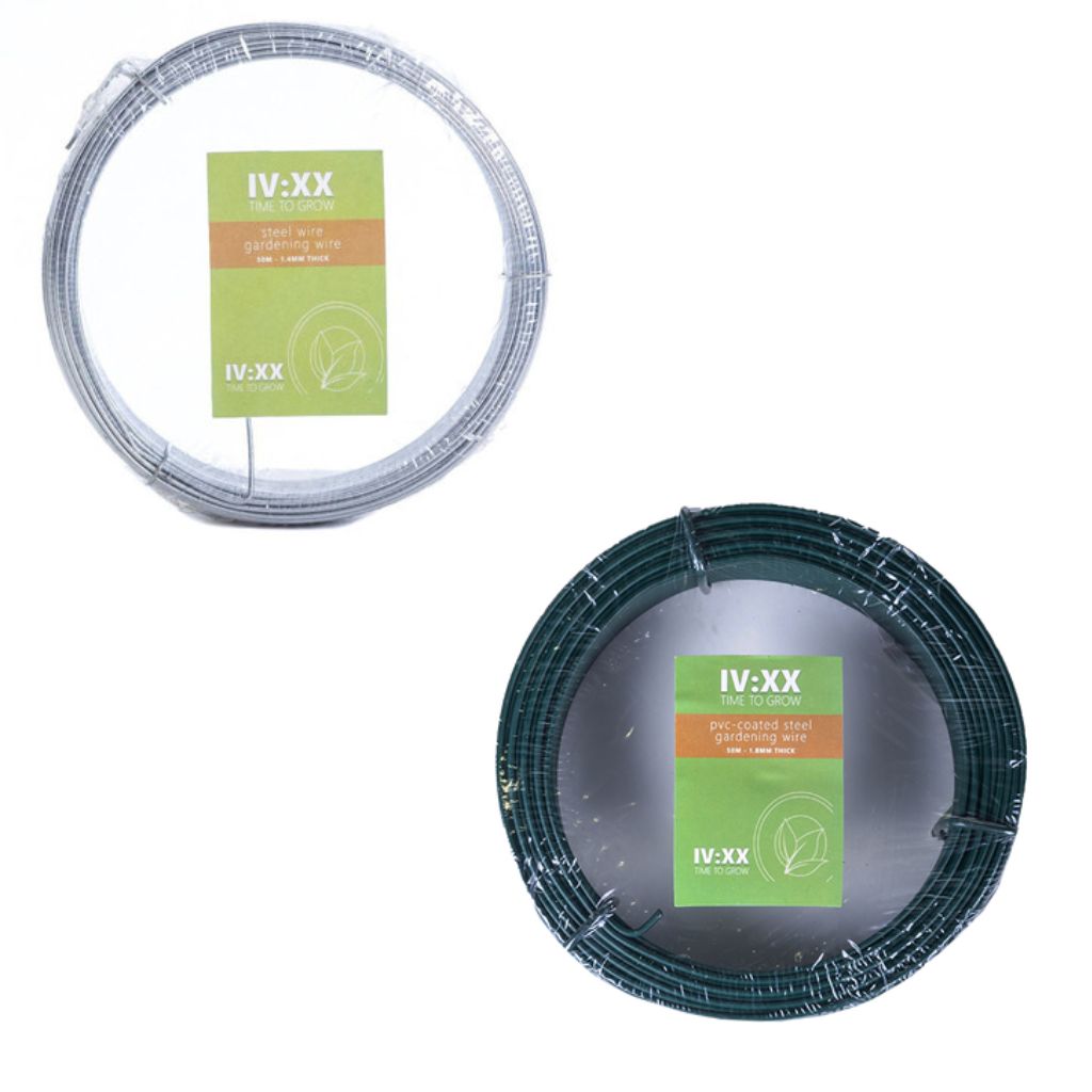 IV:XX Garden Wire – PVC Coated / Stainless Steel (50m)