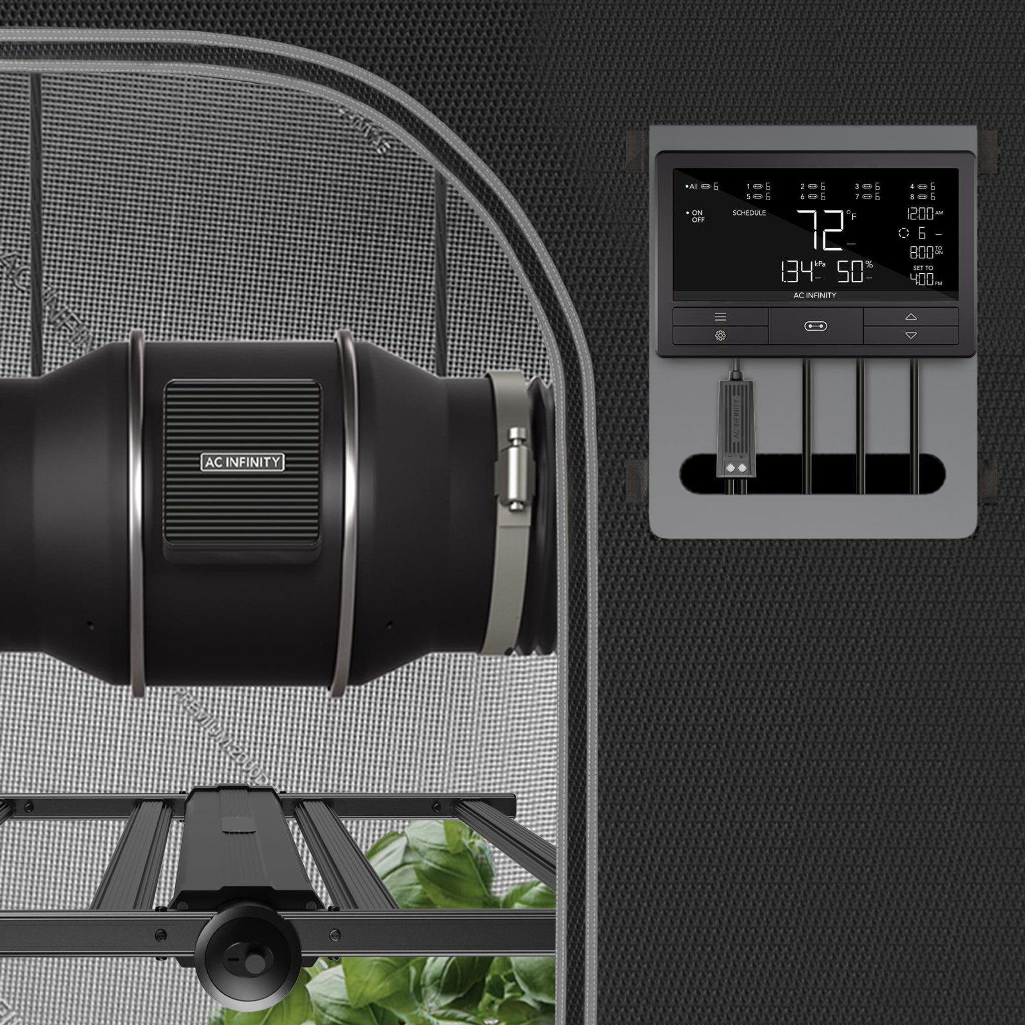 AC INFINITY UIS Lighting Adapter Type-D, for LED Grow Lights with Dimmer Control Wire Drivers
