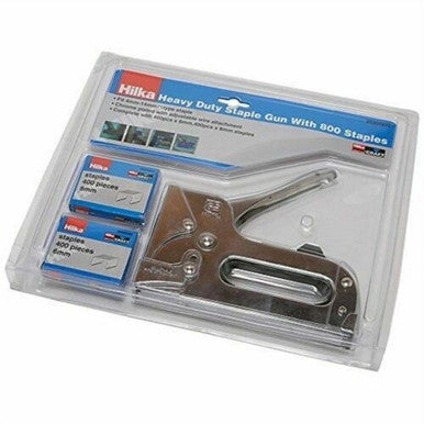 Hilka Heavy Duty Staple Gun With 800 Staples