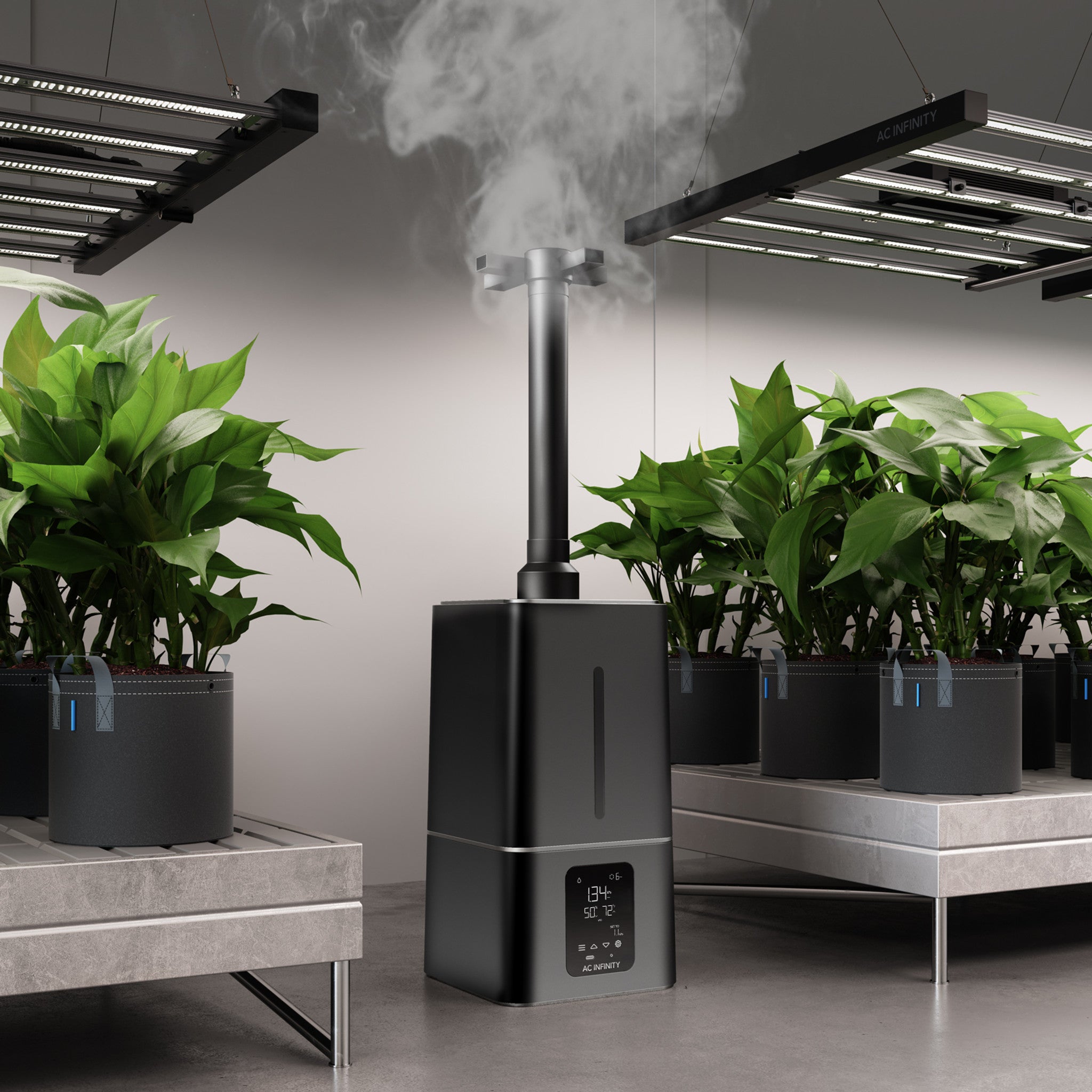 AC INFINITY CLOUDFORGE T7, Environmental Plant Humidifier, 15L, Smart Controls, Targeted Vaporizing