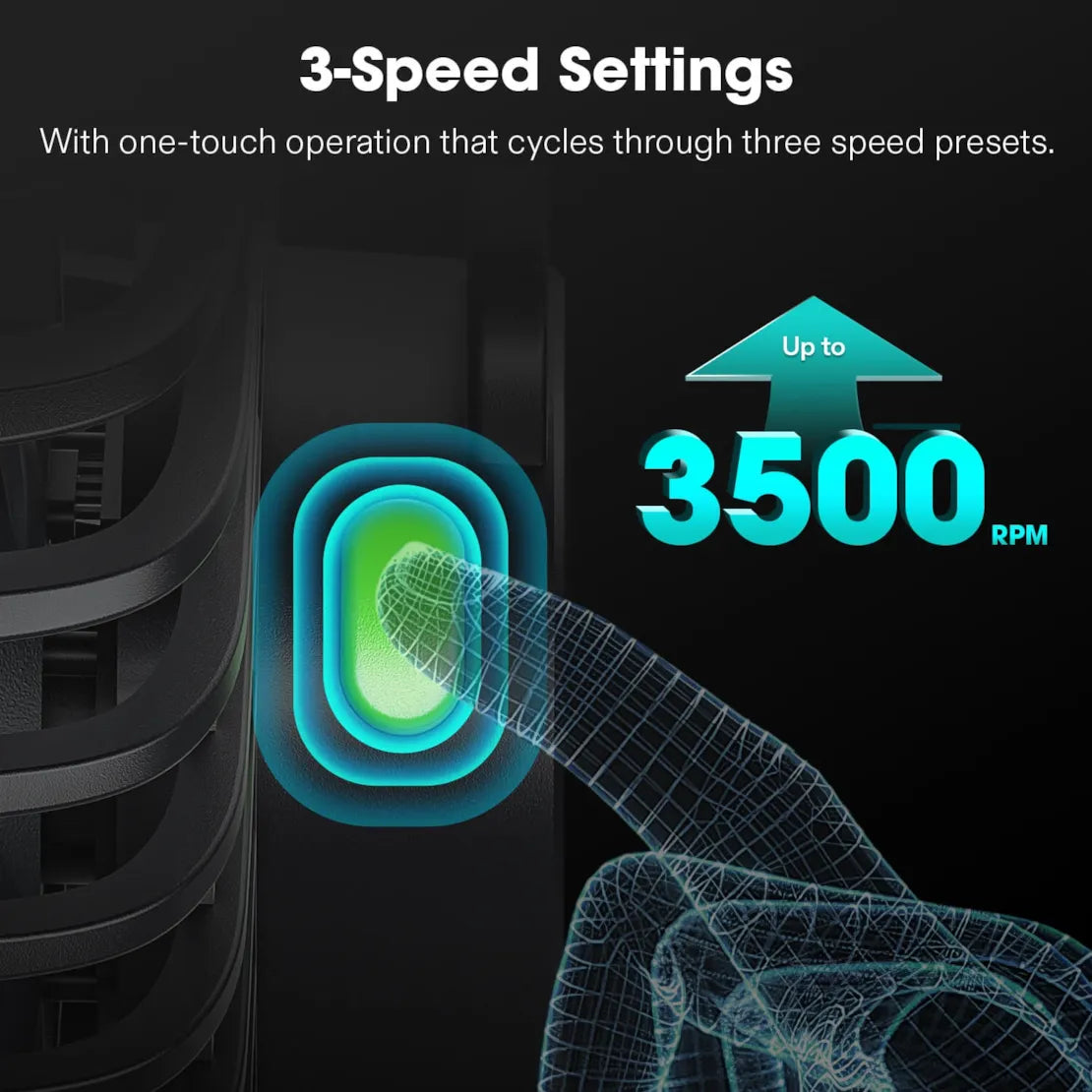 VIVOSUN AeroWave D4, 4” Grow Tent Clip Fan with Detachable Hook