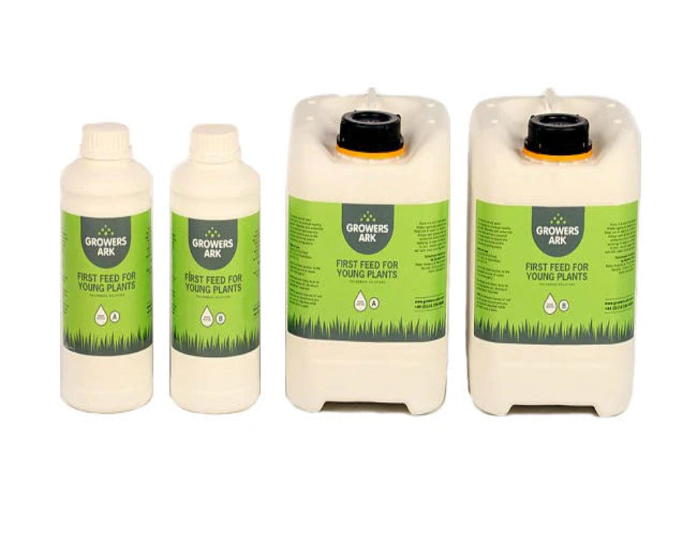 🌱 Growers Ark First Feed – 2-Part A&B Nutrient for Seedlings & Early Vegetative Growth