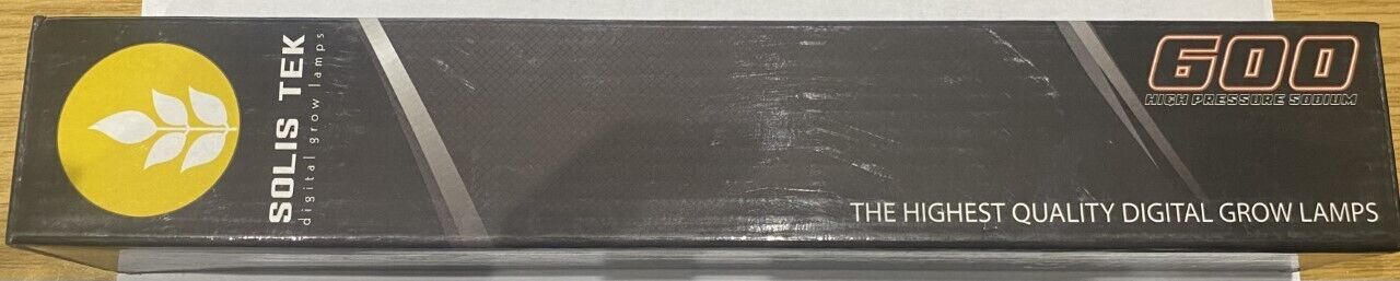 Solistek 600W High Pressure Sodium (HPS) Single Ended 2K Lamp Old Packaging NEW CLEARANCE