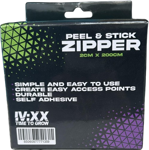 IV:XX Grow Room Zipper (7.5cm x 200cm)