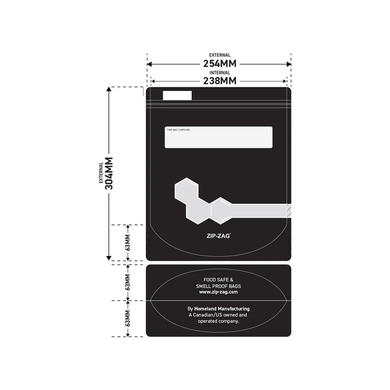 Zip-Zag® Stand-Up Pouch Bags