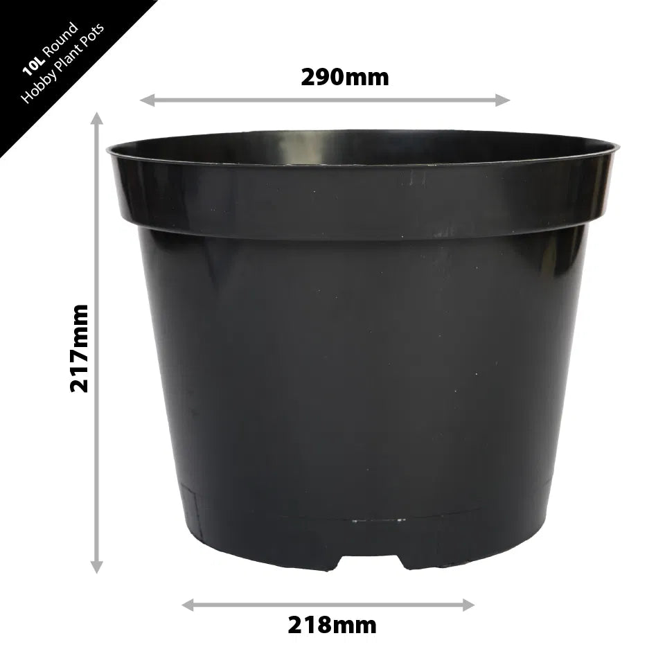 Round Plastic Hobby Plant Pots
