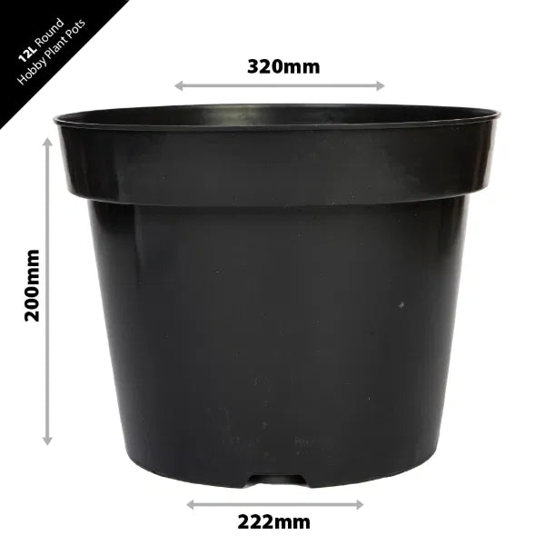 Round Plastic Hobby Plant Pots