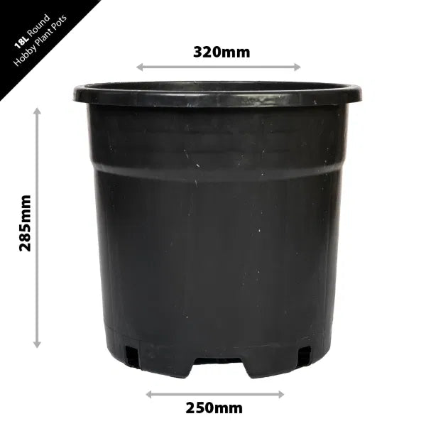 Round Plastic Hobby Plant Pots