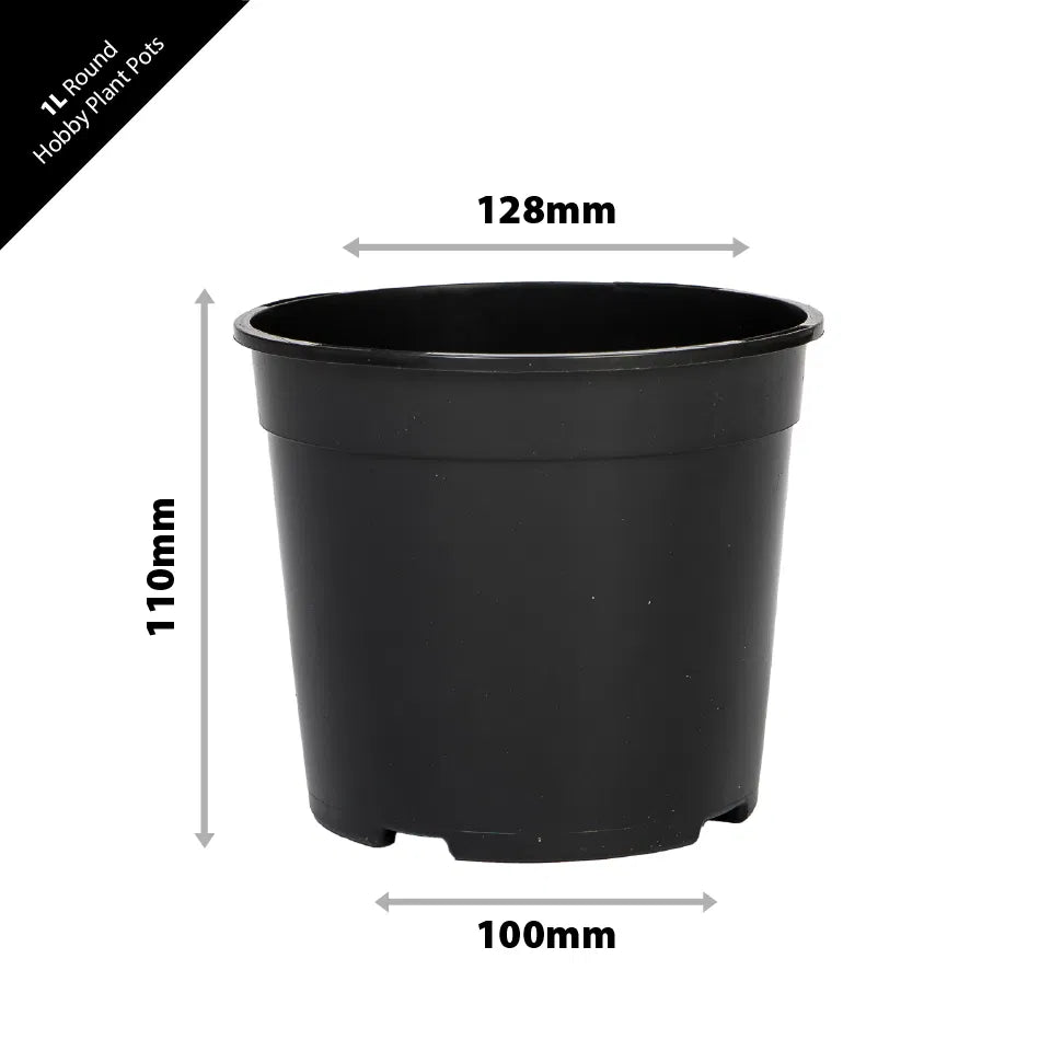 Round Plastic Hobby Plant Pots