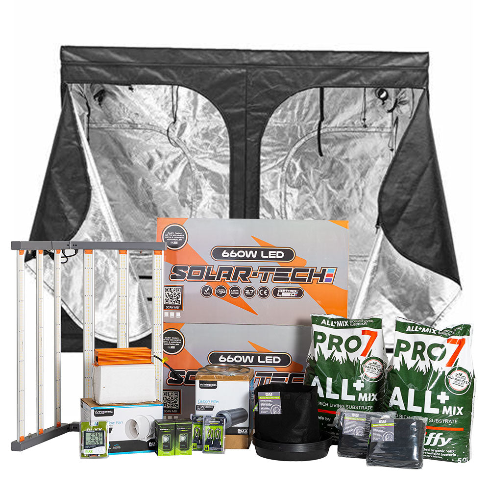 Complete 2.4m x 1.2m LED Tent Kit