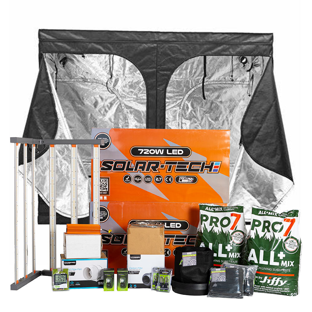 Complete 2.4m x 1.2m LED Tent Kit