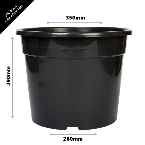 Round Plastic Hobby Plant Pots