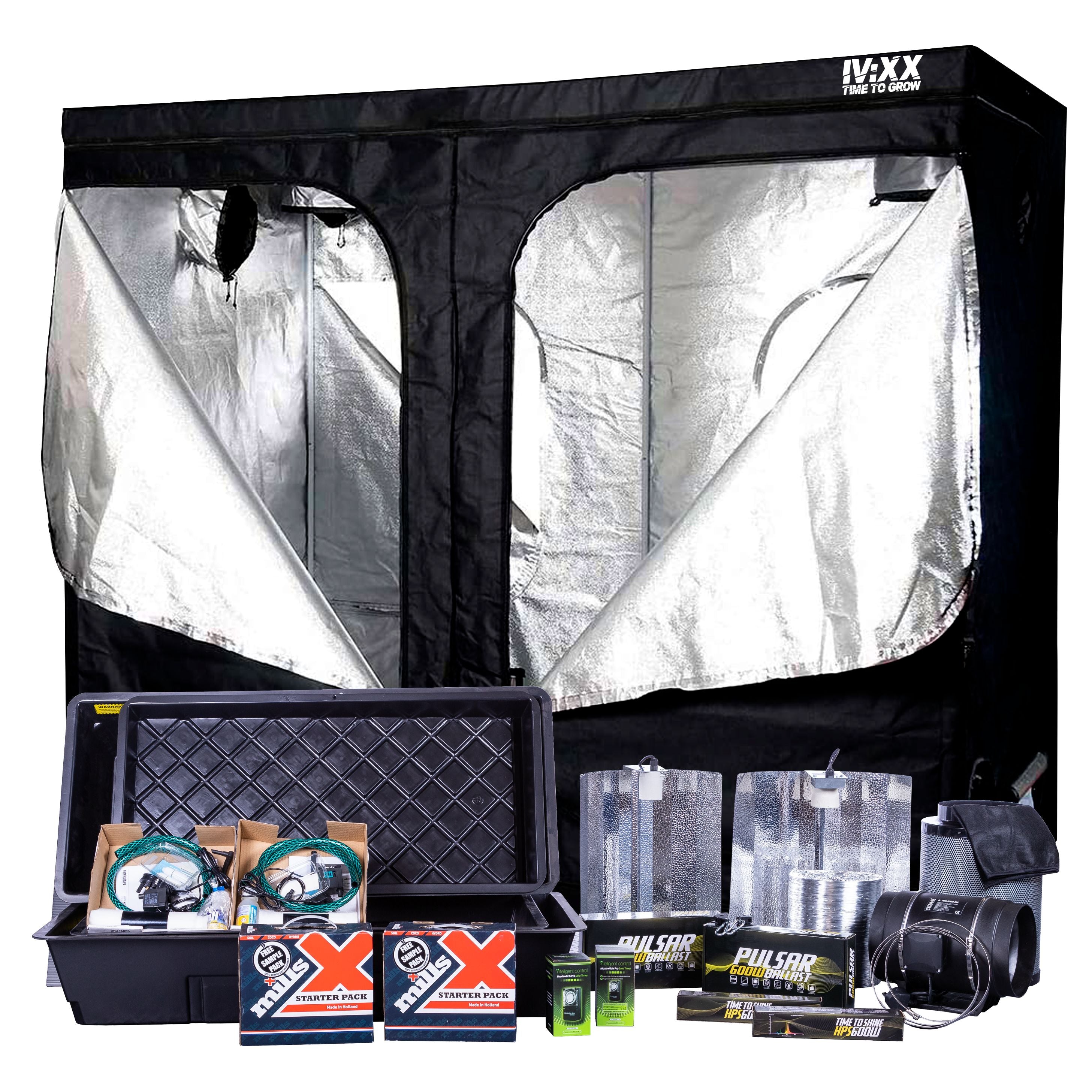 240cm HPS Complete Tent Kit (Free Nutrients!)