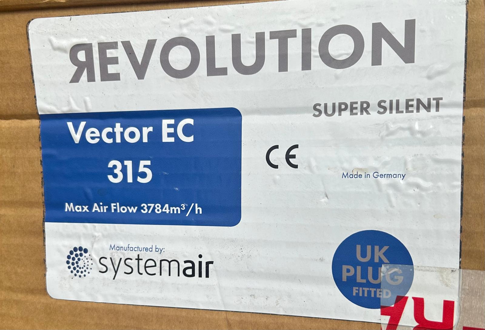 Revolution Vector EC 315mm 12" Super Silent 3784m3/h CLEARANCE