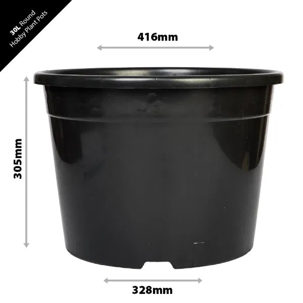 Round Plastic Hobby Plant Pots