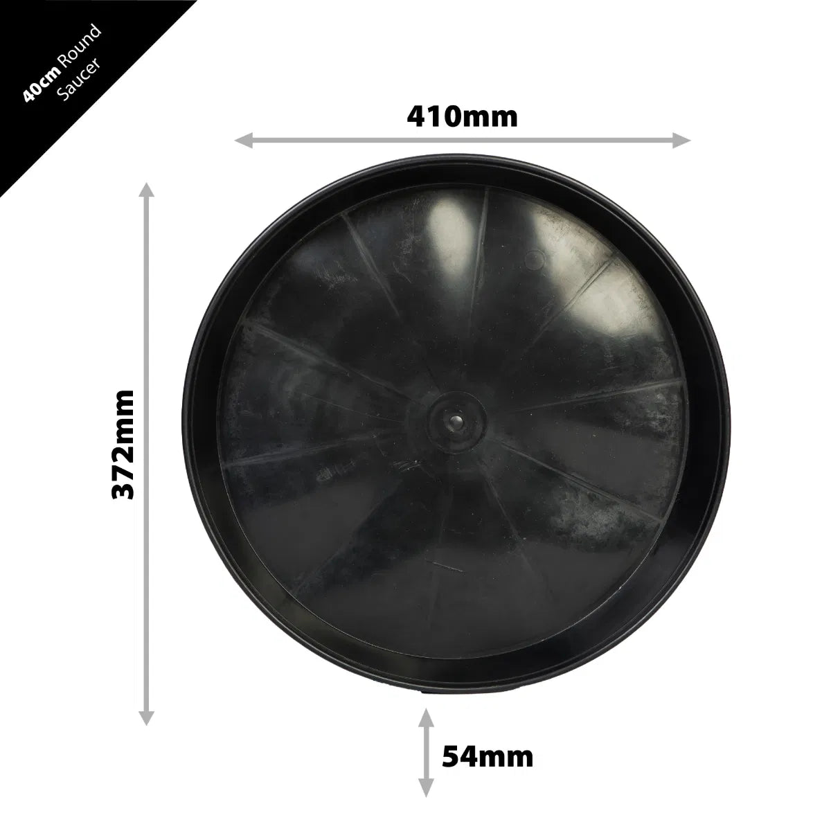 IV:XX Round Plastic Pot Saucers