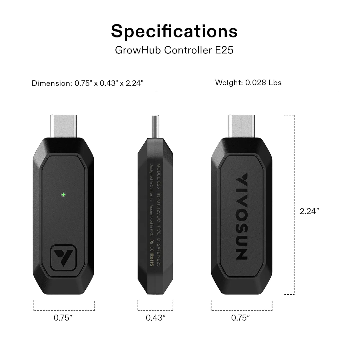 VIVOSUN E25 GrowHub Controller