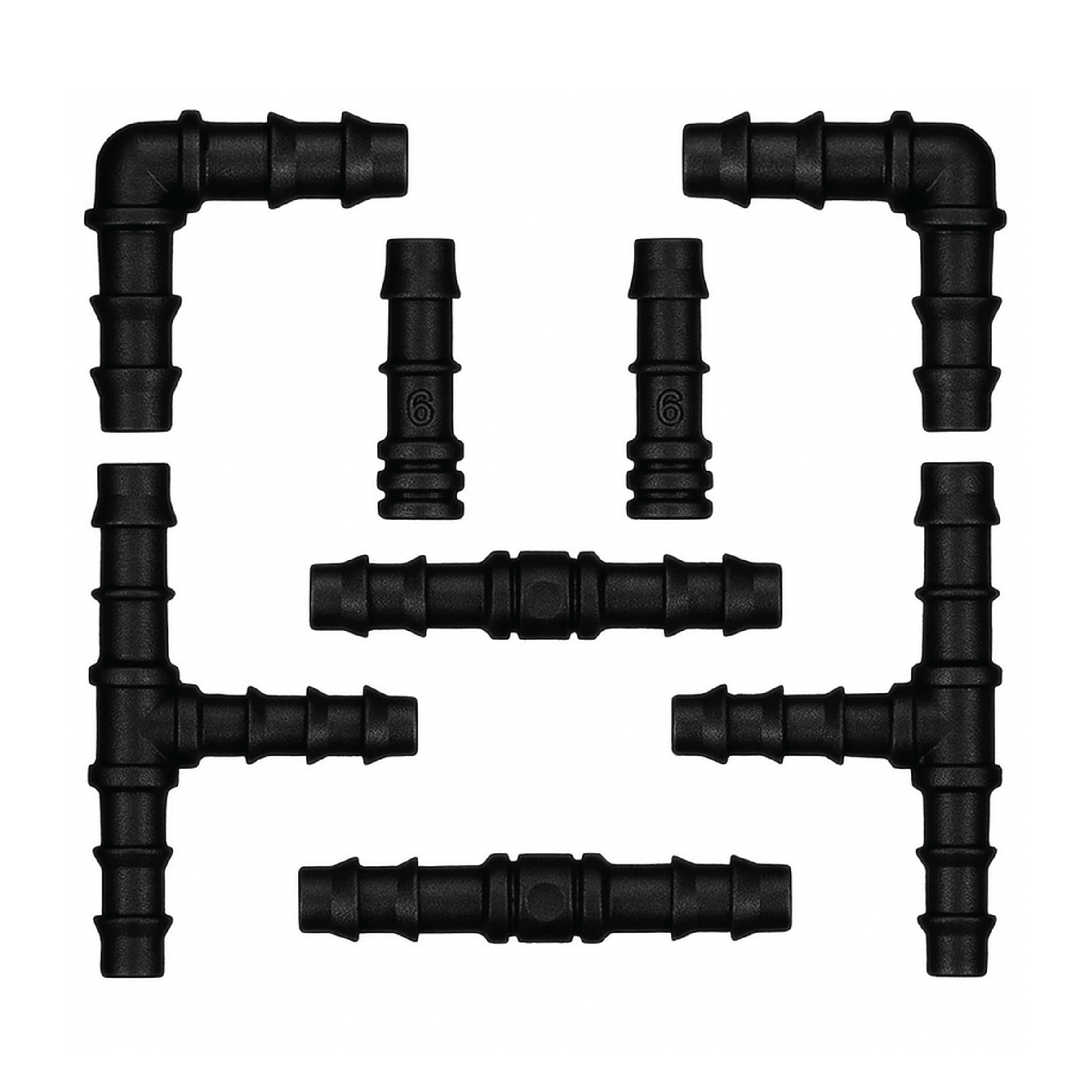Barbed 6mm Fittings