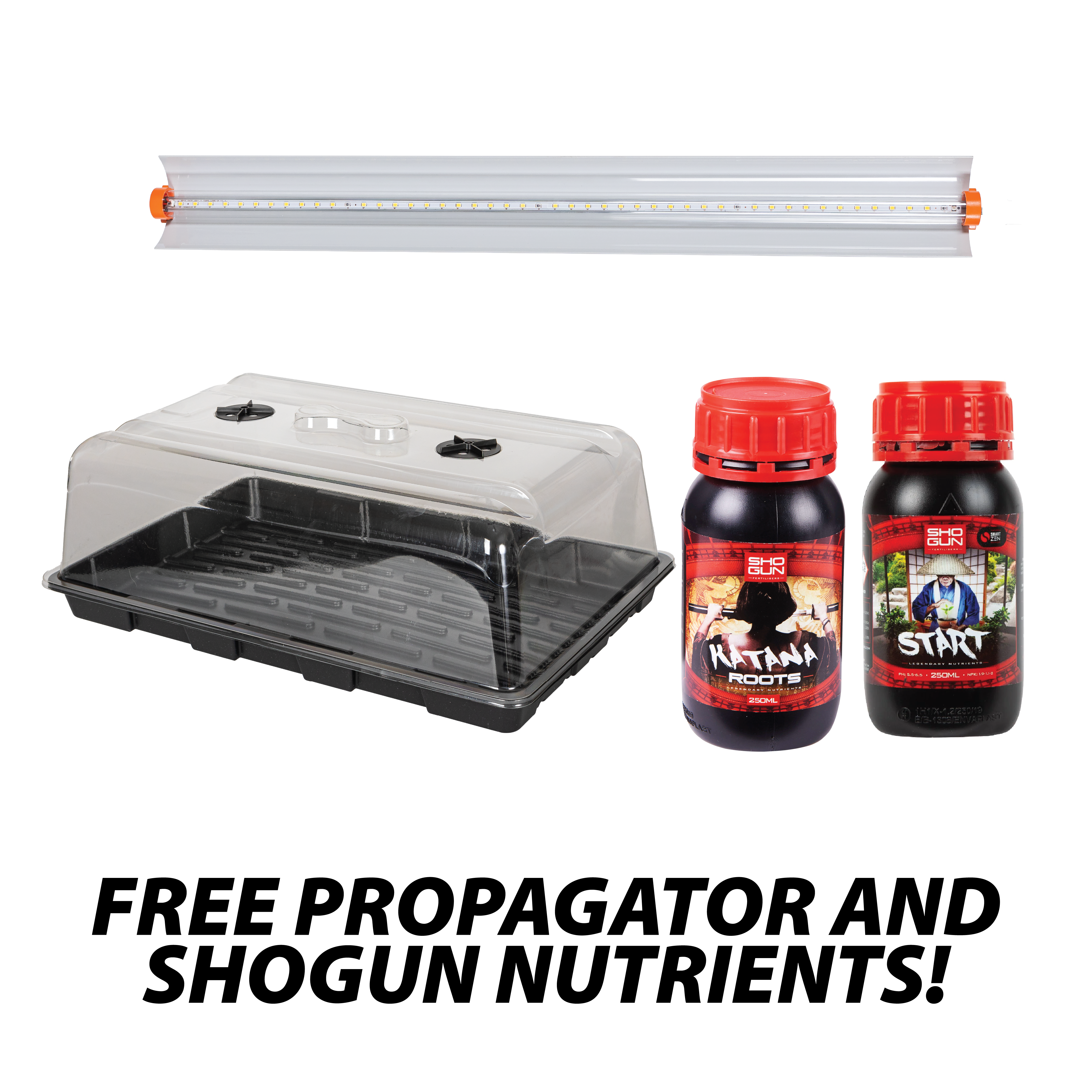 ControlLED Propagation Bundle PROMO OFFER! (Light, Propagator & Shogun Nutrients)