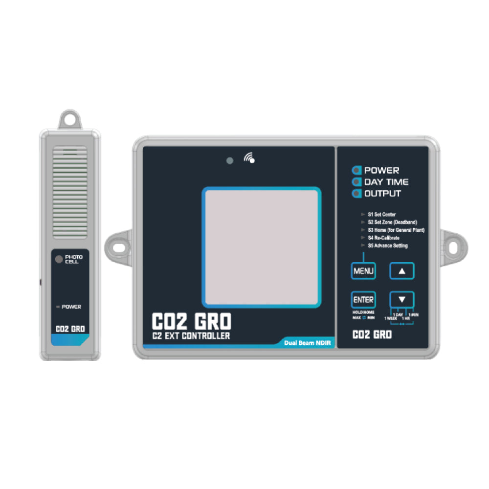 CO2GRO C2 EXT Complete CO2 Generation Kit (Generator, Controller & Refill)