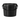 Round Black Buckets With Handles