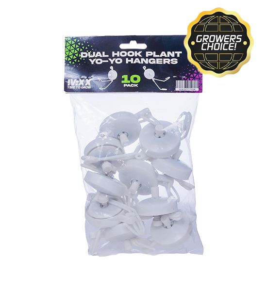 IV:XX Growers Choice Double Hook Plant YoYo's (Pack Of 10)