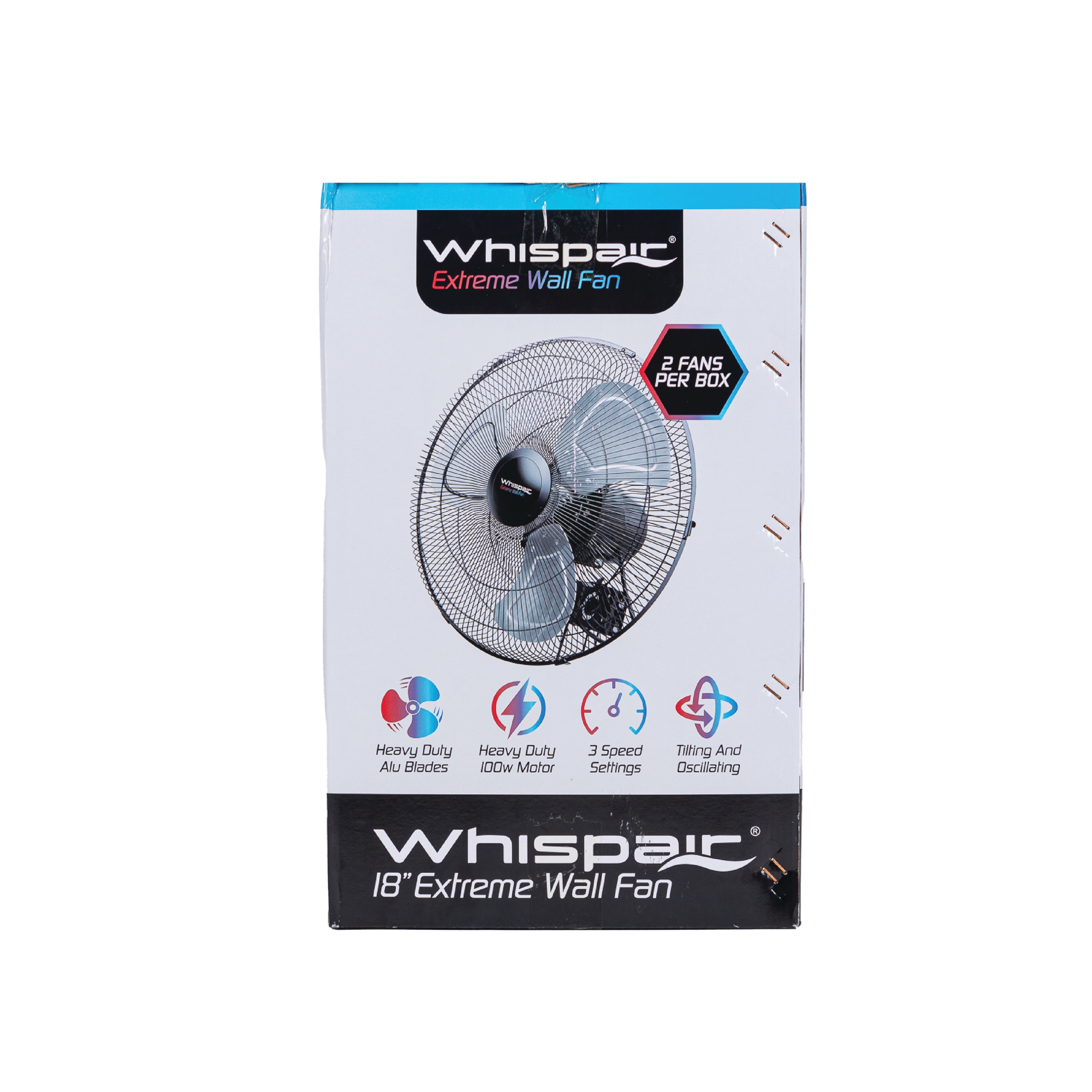 Whispair Extreme Heavy Duty wall Fans (Twin Box)