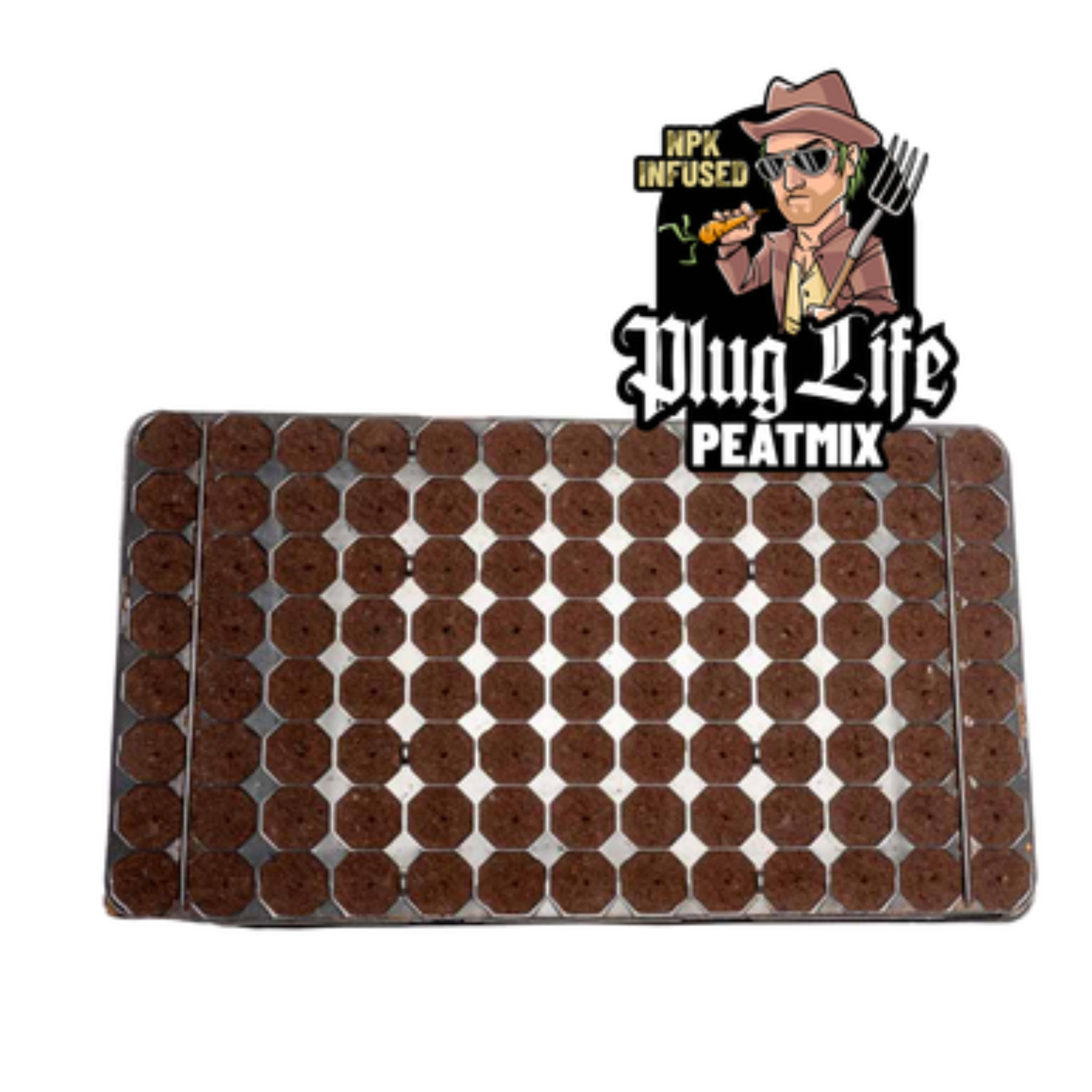 Plug Life 80% Peat 20% Coco Plugs - For cuttings And Propagation