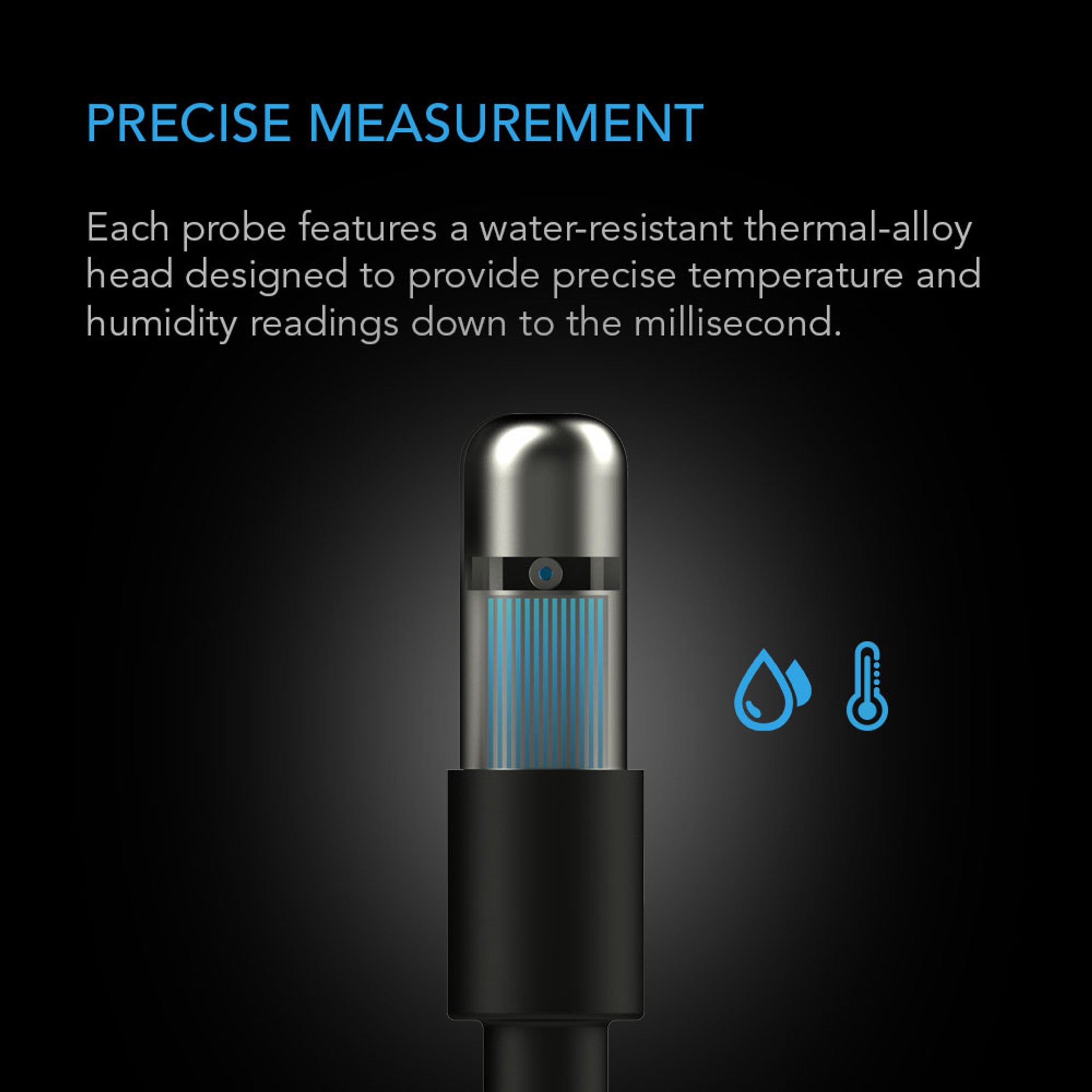 AC INFINITY Climate Sensor for Controller 69 Pro and Pro+ and UIS Devices, Precise VPD, Temperature, and Humidity Readings, 20 ft.