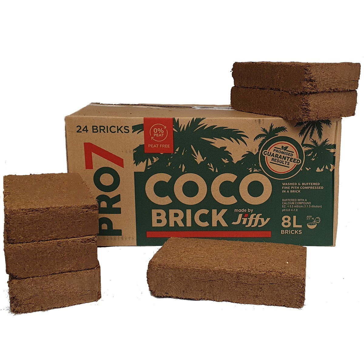 Jiffy PRO7 COCO BRICKS 8L