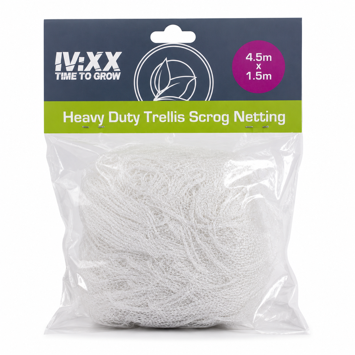 IV:XX Time To Grow Heavy Duty Trellis Netting Plant Support – Green ...