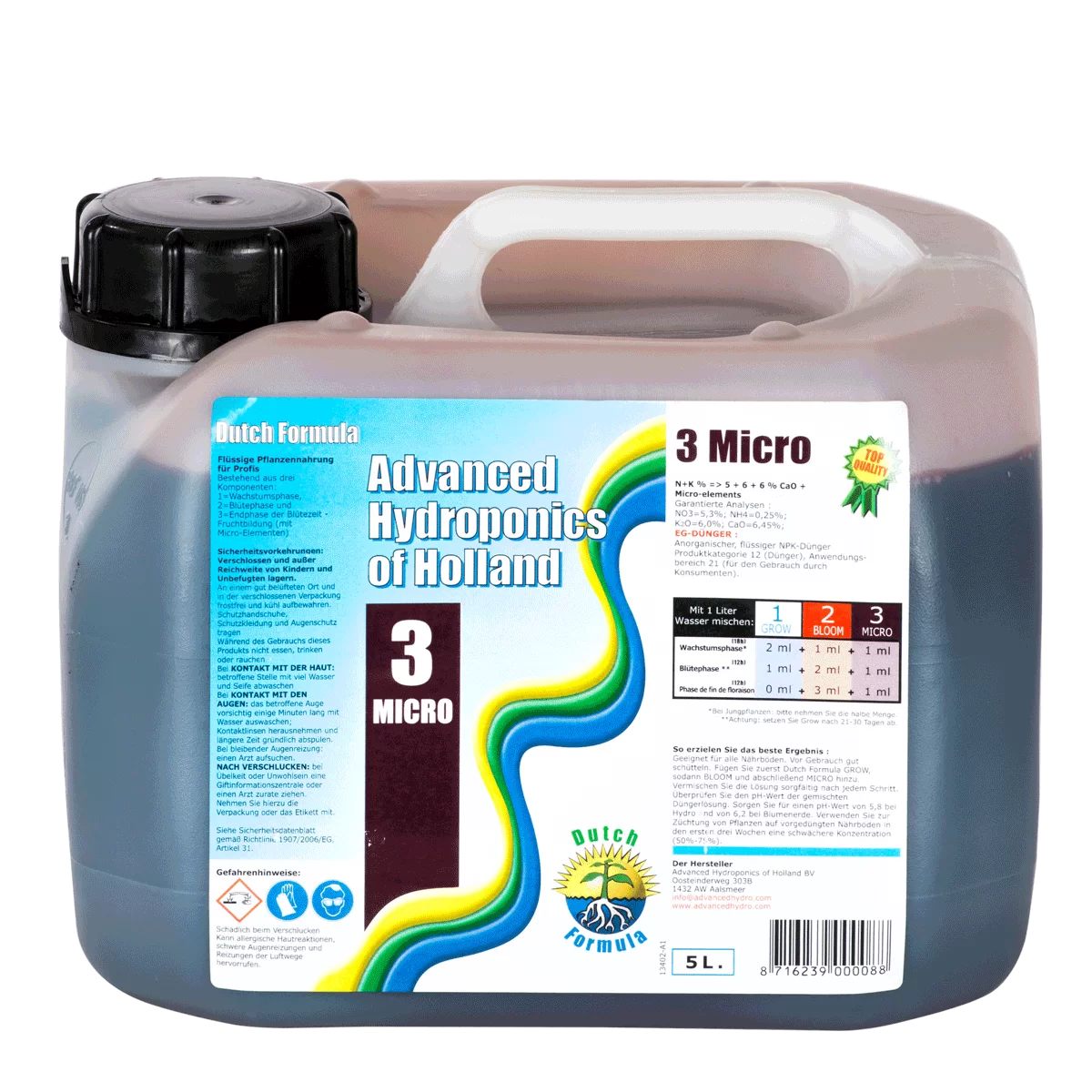 Advanced Hydroponics of Holland – Dutch Formula Micro