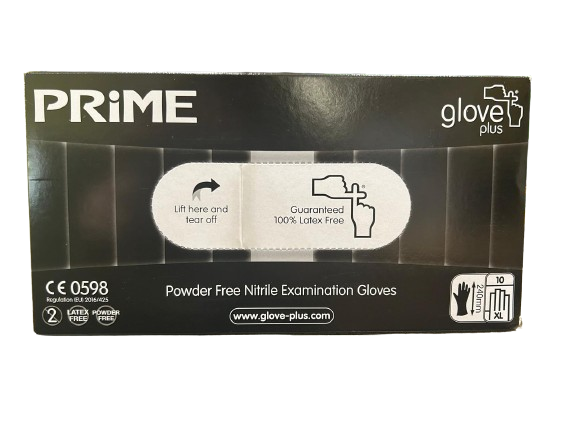 PRIME GLOVE PLUS Powder Free Nitrile Examination Gloves